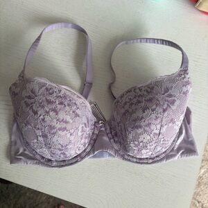 Victoria's Secret body by Victoria lined Demi Lavender Lace Bra